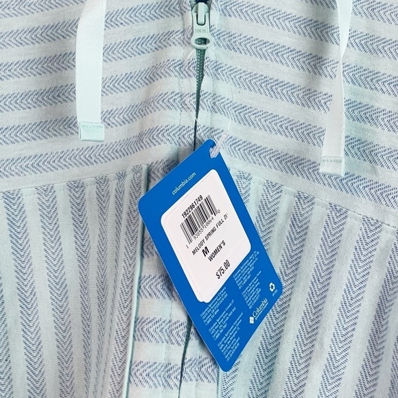 NWT Columbia Melody Spring Striped Full Zip Hoodie Sweatshirt - Picture 4 of 6